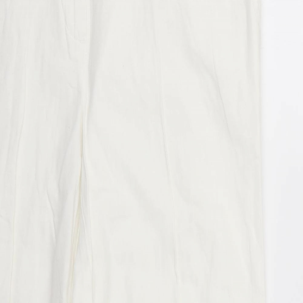 Bravissimo Womens White   Trousers  Size 12 L27 in