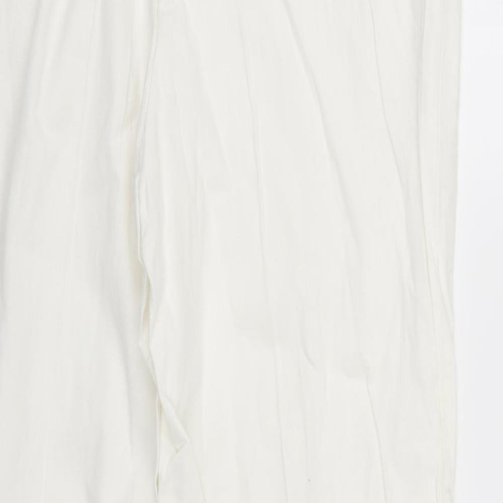 Bravissimo Womens White   Trousers  Size 12 L27 in