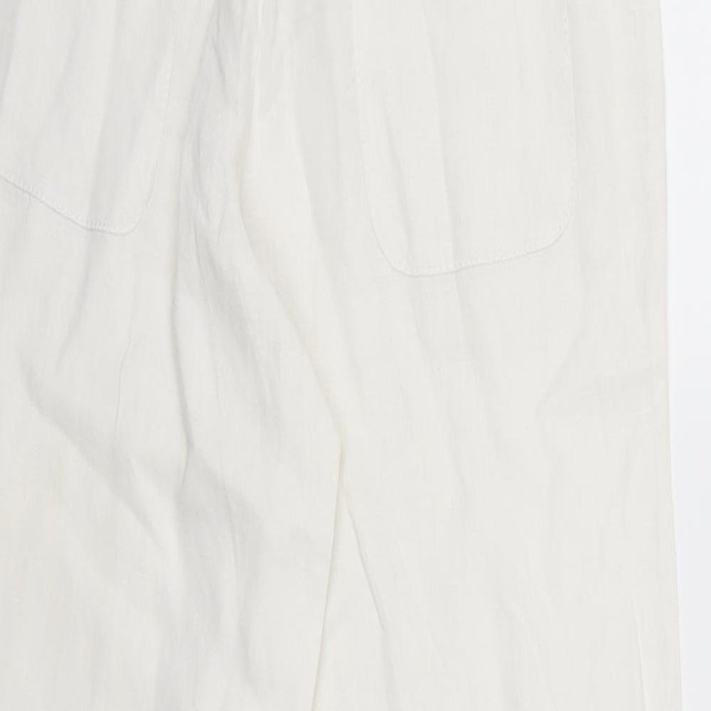Atmosphere Womens White   Trousers  Size 10 L25 in