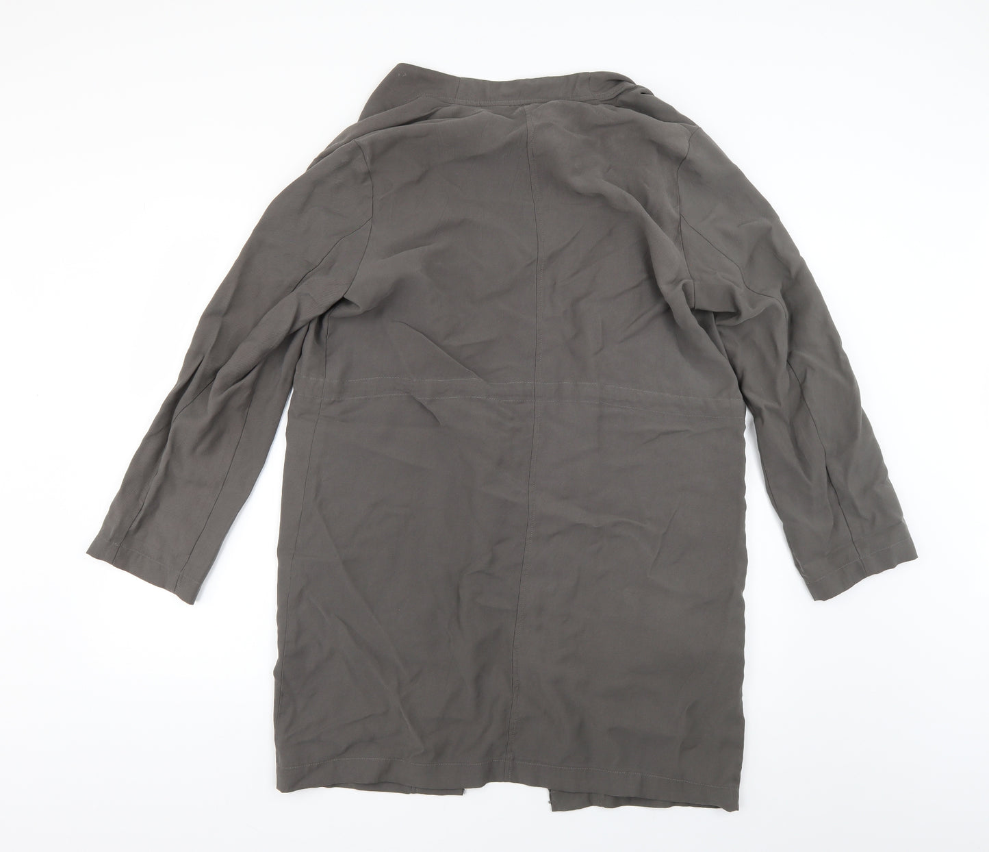 New Look Womens Grey   Overcoat Coat Size 14