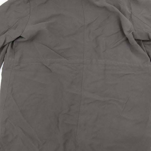 New Look Womens Grey   Overcoat Coat Size 14