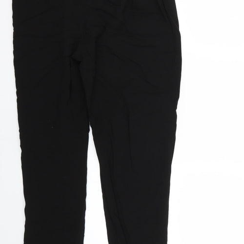 Boohoo Womens Black   Trousers  Size 12 L24 in