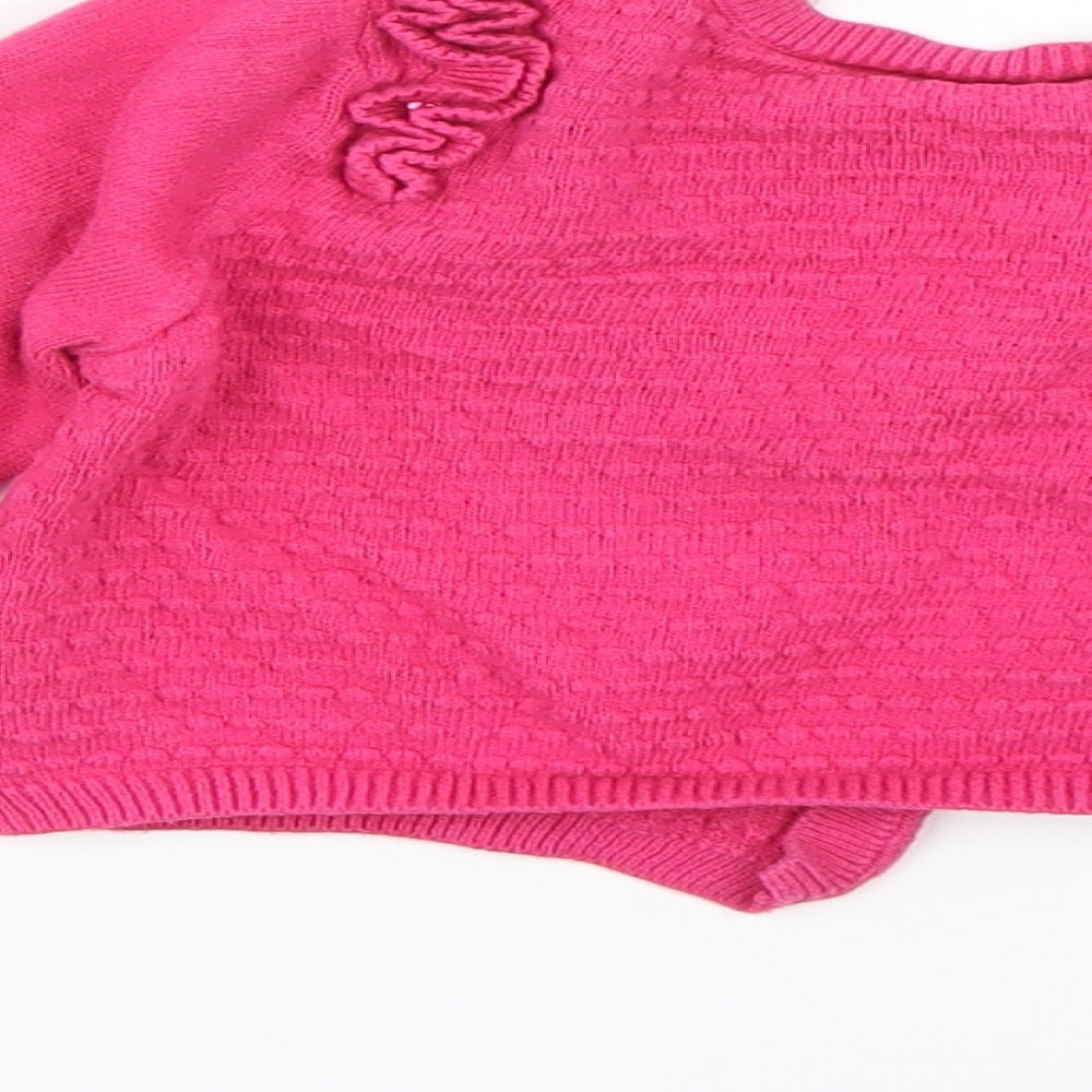 Monsoon Girls Pink   Cardigan Jumper Size 7-8 Years