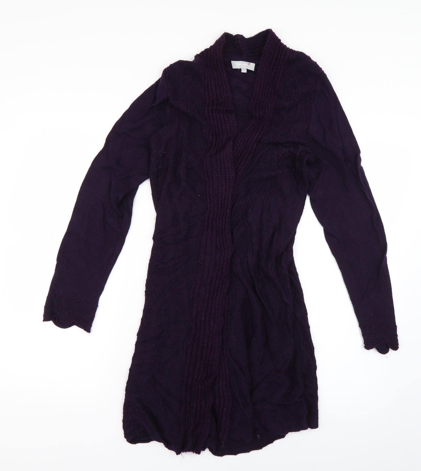 Per Una Womens Purple   Cardigan Jumper Size 14