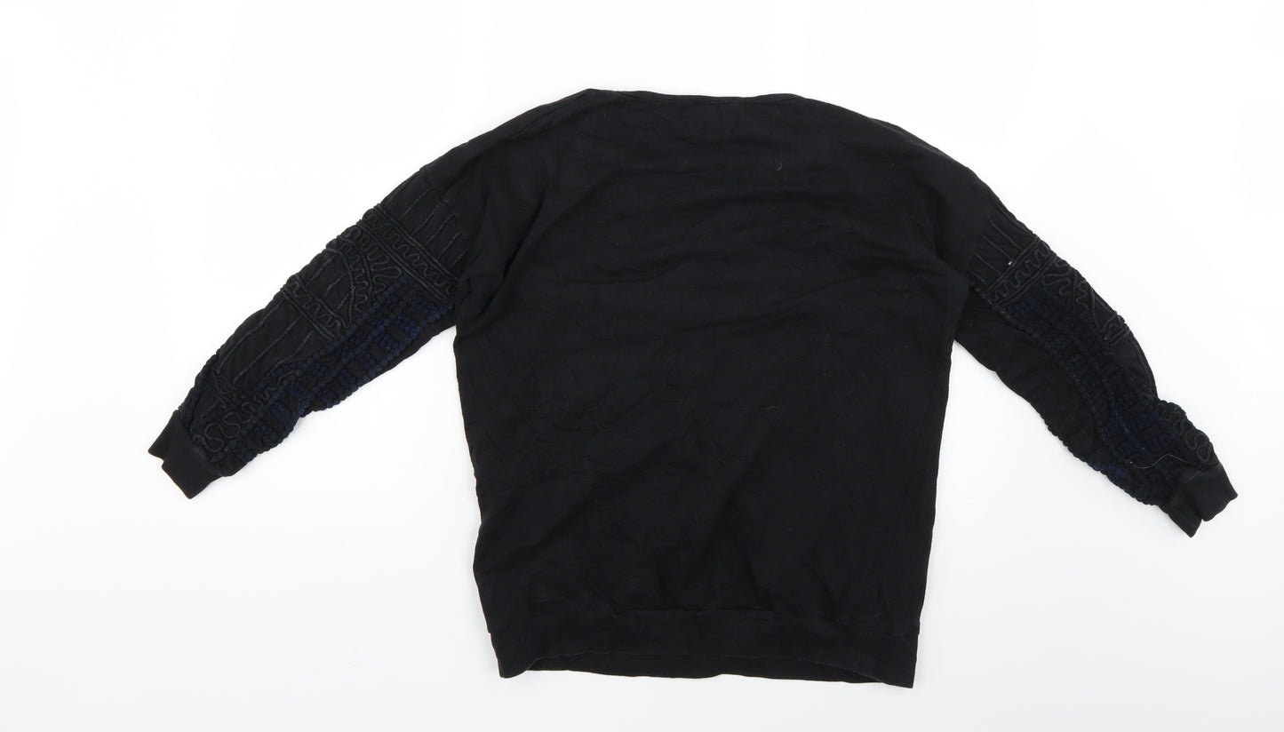 Label Lab Womens Black   Pullover Jumper Size 8