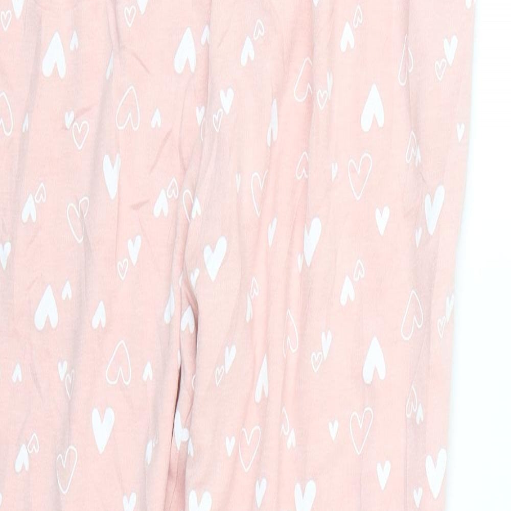 Preworn Womens Pink Geometric   Pyjama Pants Size L