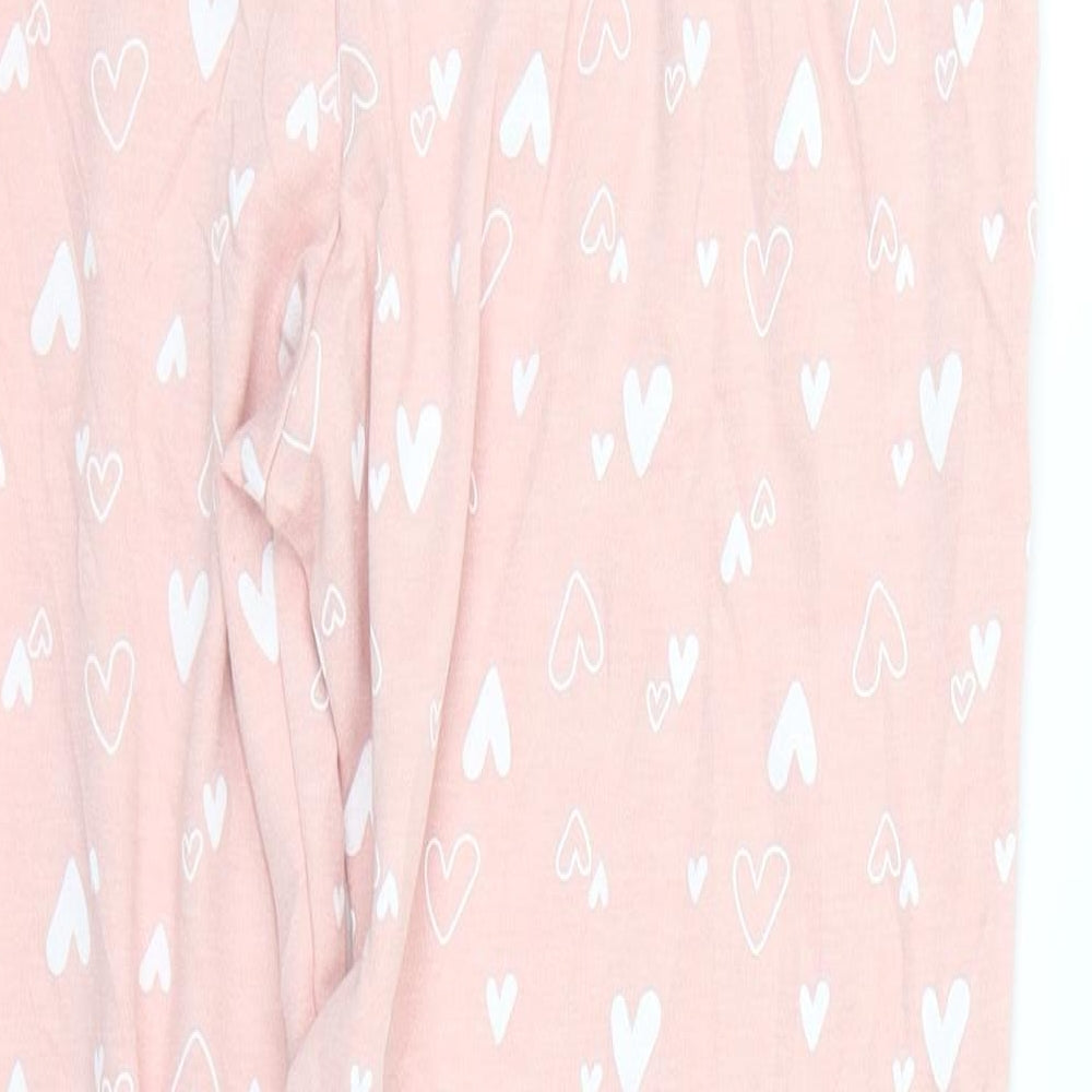 Preworn Womens Pink Geometric   Pyjama Pants Size L