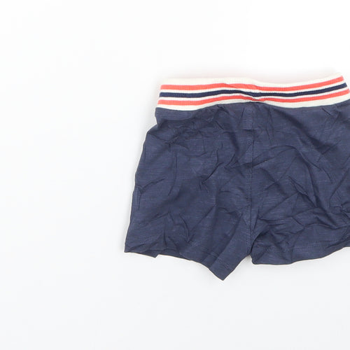 Marks and Spencer Baby Blue Striped  Cropped Trousers Size 0-3 Months