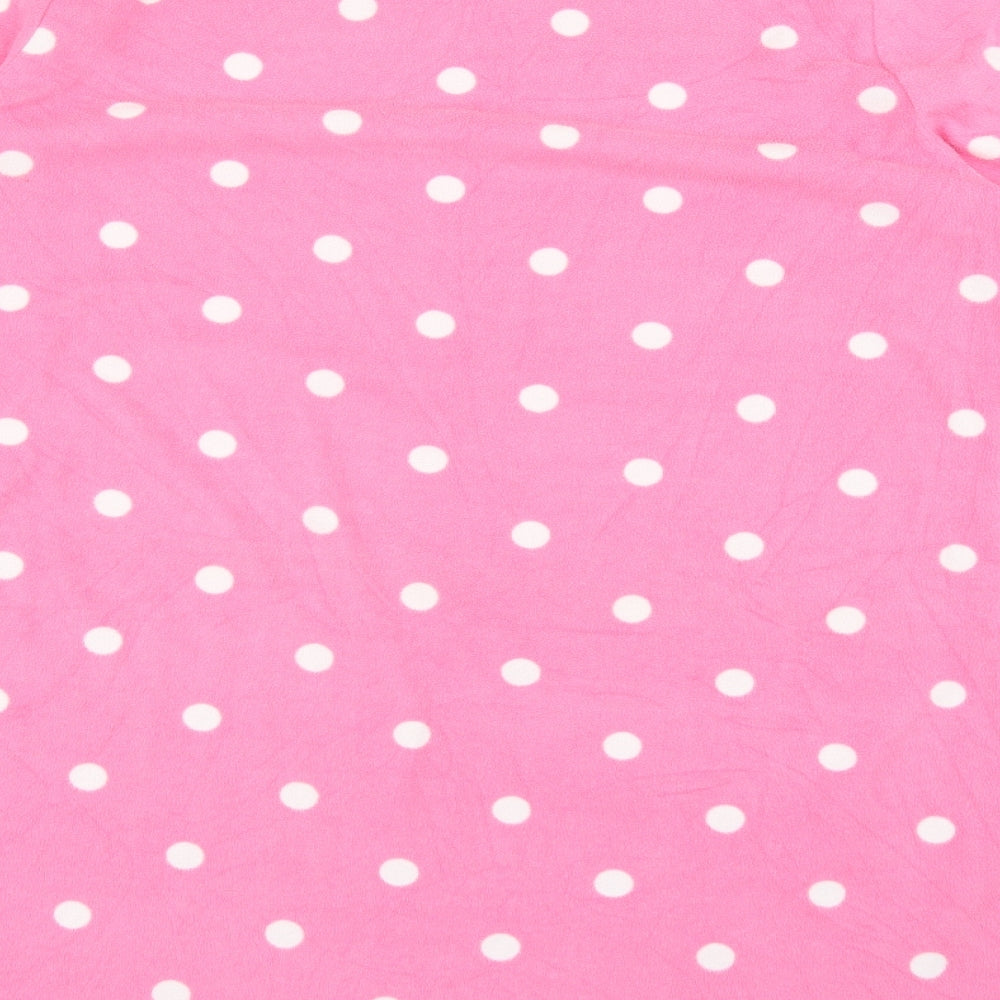Preworn Womens Pink Polka Dot  Babydoll Dress Size 18