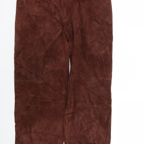 Marks and Spencer Womens Brown   Trousers  Size 10 L28 in