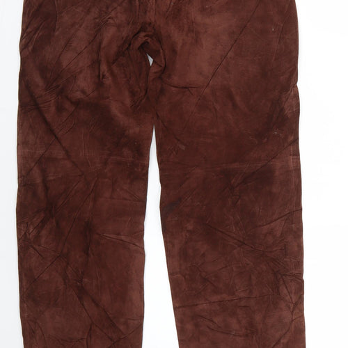 Marks and Spencer Womens Brown   Trousers  Size 10 L28 in