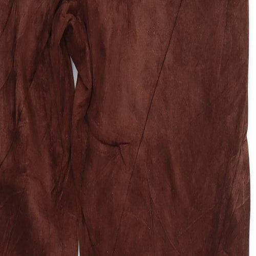 Marks and Spencer Womens Brown   Trousers  Size 10 L28 in