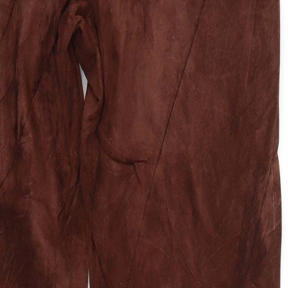 Marks and Spencer Womens Brown   Trousers  Size 10 L28 in