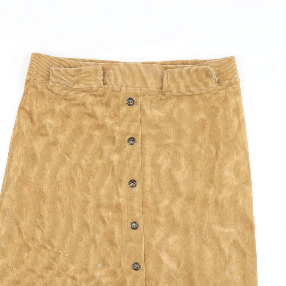 TU Womens Yellow   Straight & Pencil Skirt Size 14