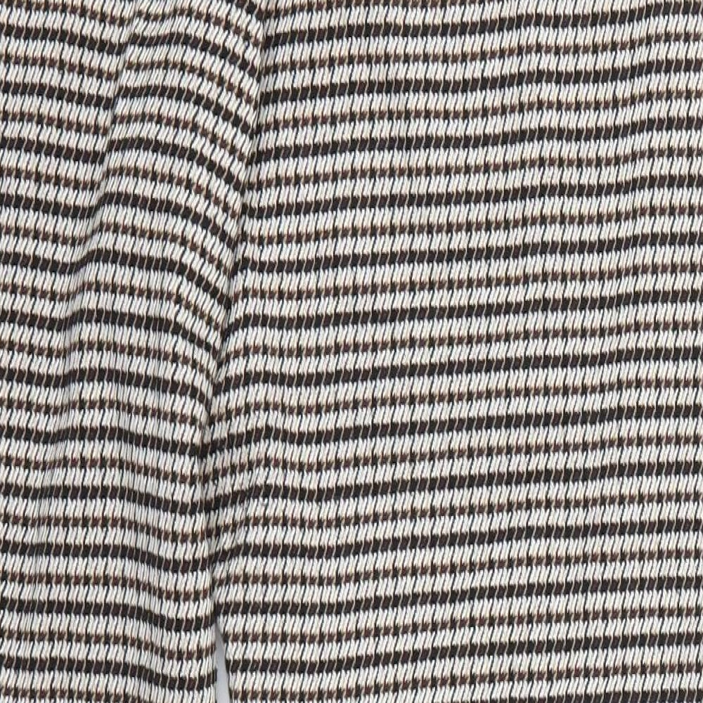 TU Womens Multicoloured Check  Trousers  Size 18 L26 in