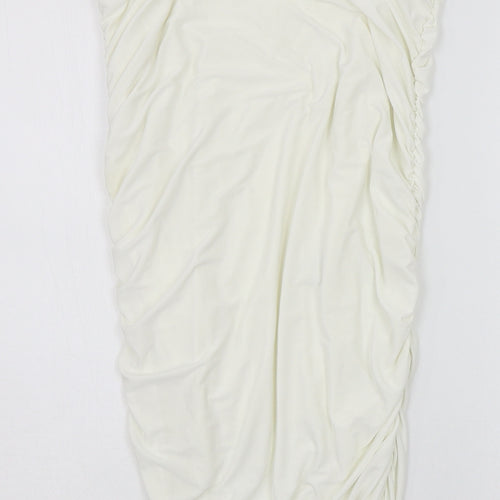 PRETTYLITTLETHING Womens White   A-Line  Size 10