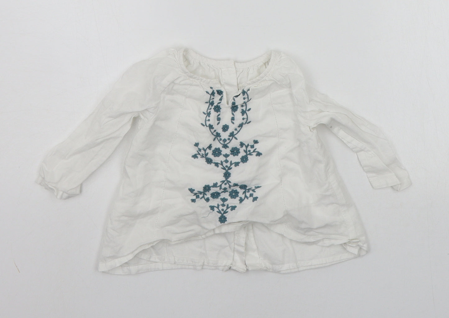 Marks and Spencer Baby White   Basic Button-Up Size 9-12 Months