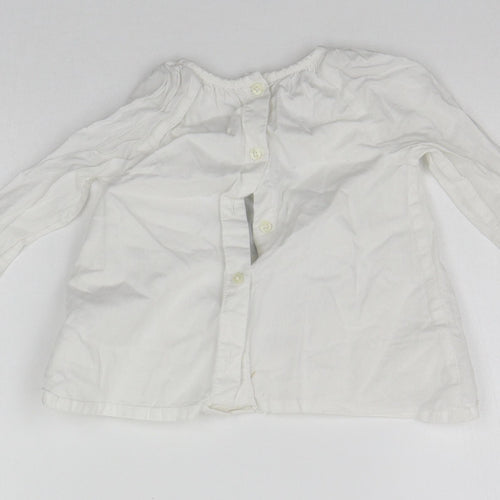Marks and Spencer Baby White   Basic Button-Up Size 9-12 Months