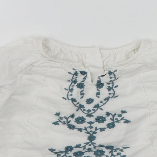 Marks and Spencer Baby White   Basic Button-Up Size 9-12 Months