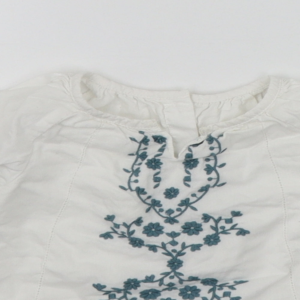 Marks and Spencer Baby White   Basic Button-Up Size 9-12 Months