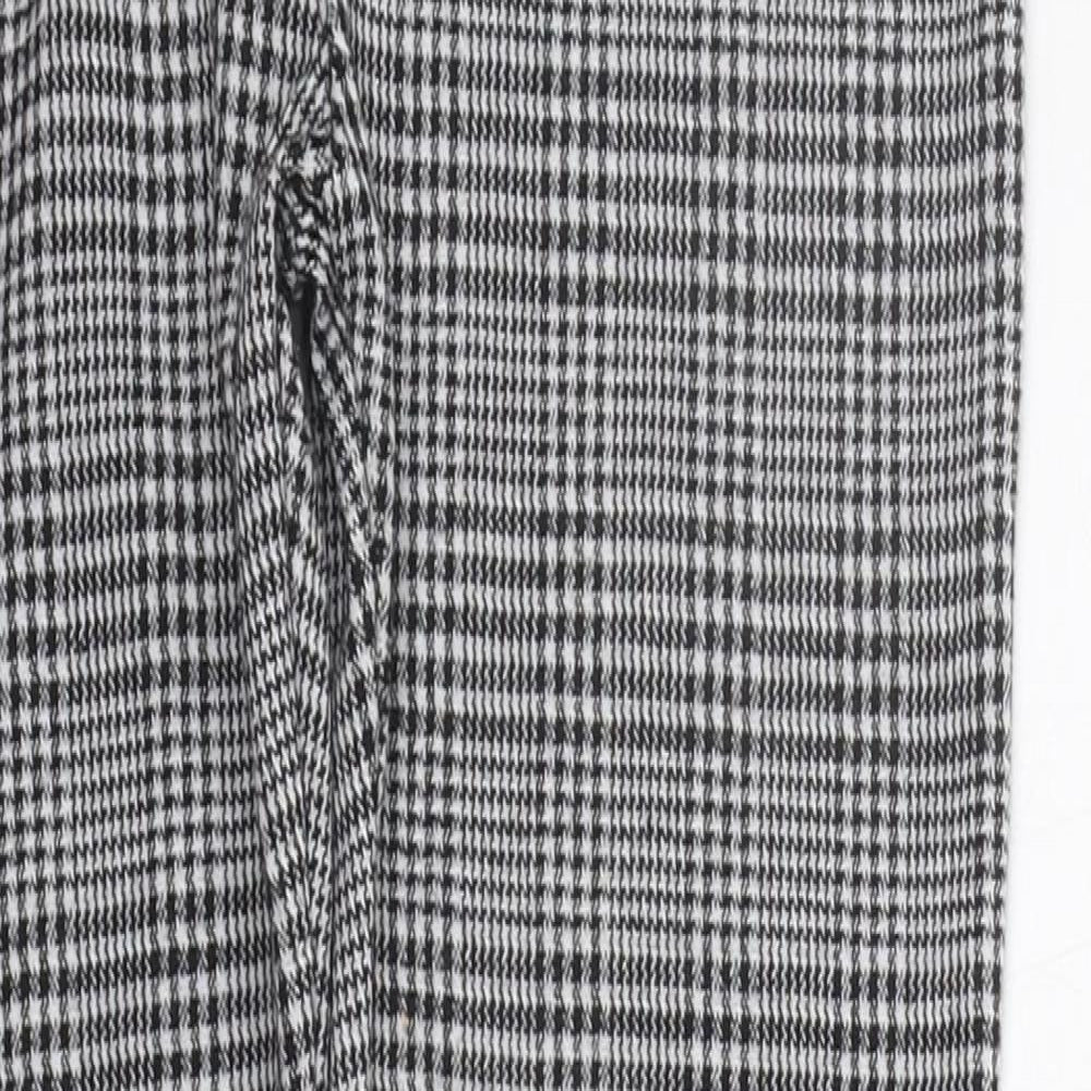 Matalan Girls Grey Check  Jegging Trousers Size 13 Years