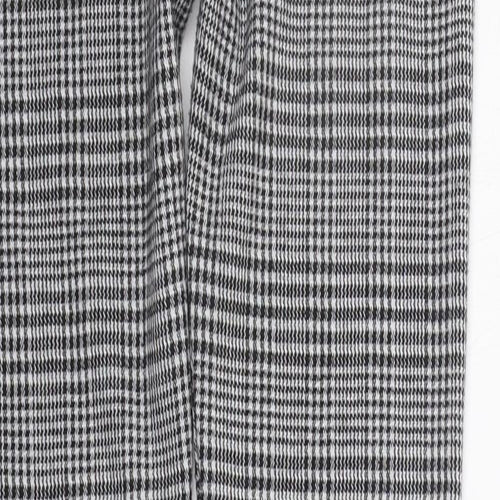 Matalan Girls Grey Check  Jegging Trousers Size 13 Years