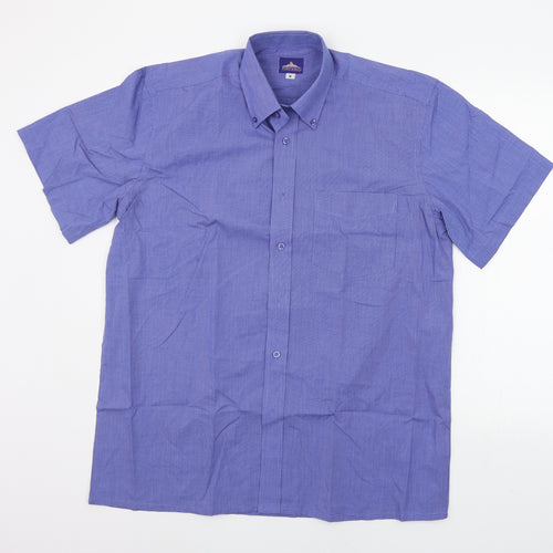 Portwest Mens Blue    Button-Up Size M
