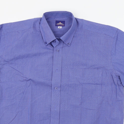 Portwest Mens Blue    Button-Up Size M