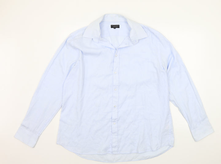 Matalan Mens Blue    Button-Up Size 17.5