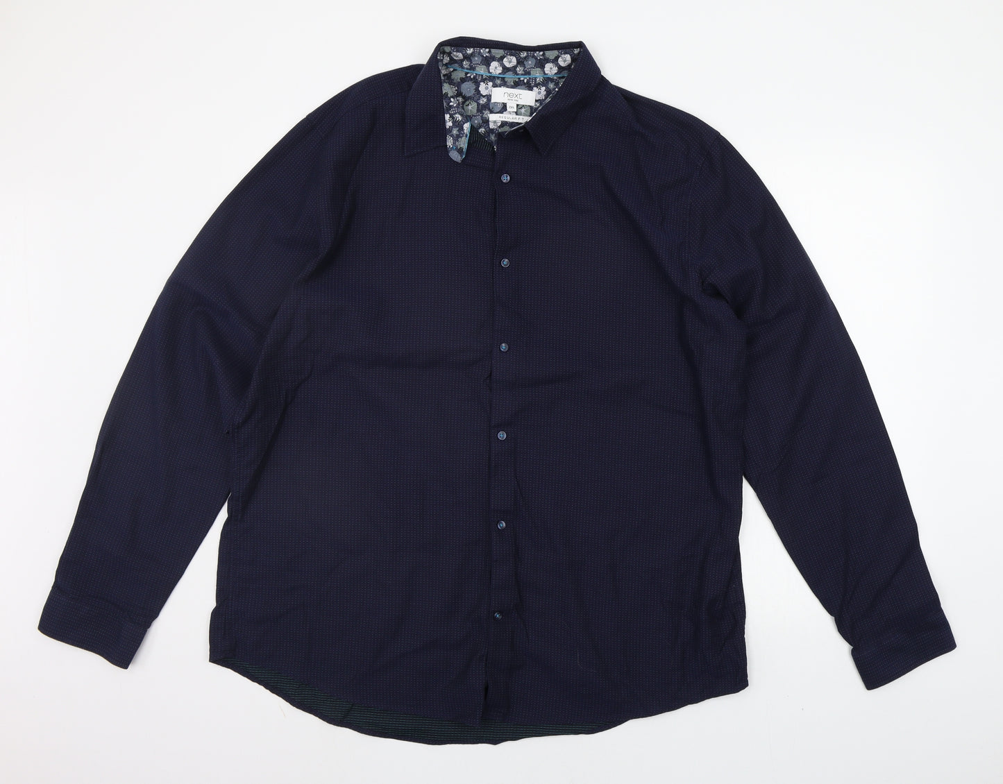 NEXT Mens Blue    Button-Up Size 2XL