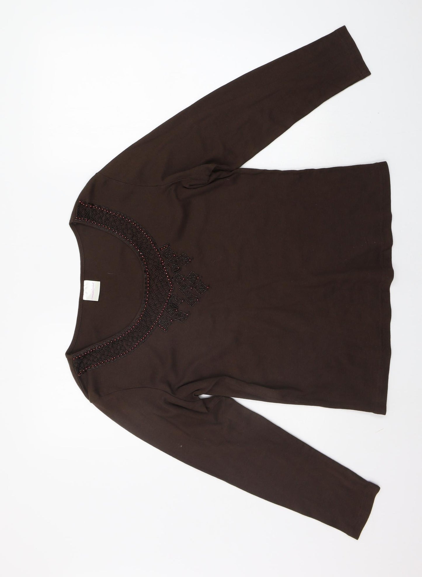 Casual comfort Womens Brown   Pullover Jumper Size 14
