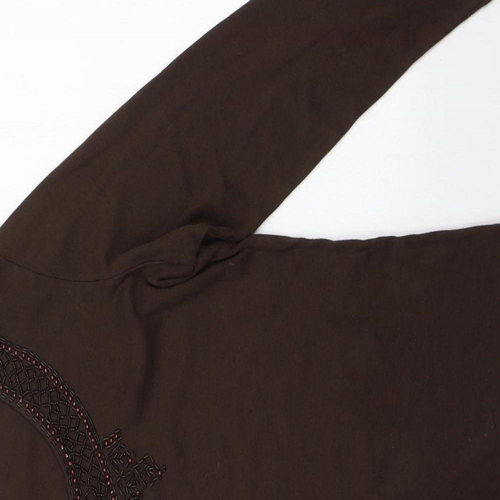 Casual comfort Womens Brown   Pullover Jumper Size 14