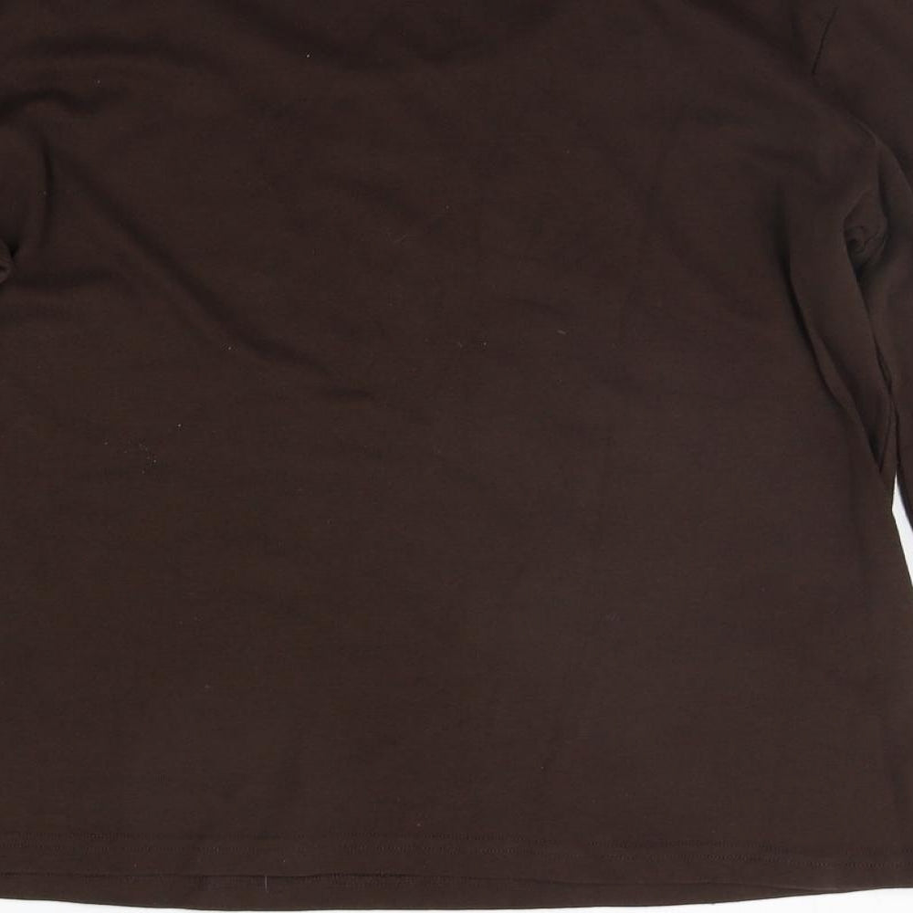 Casual comfort Womens Brown   Pullover Jumper Size 14