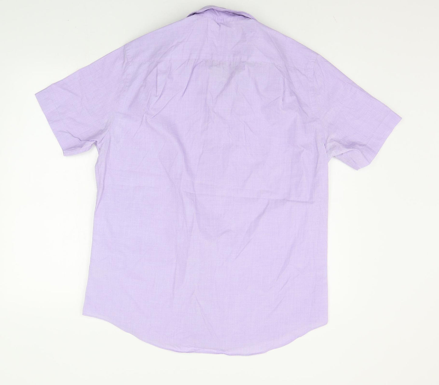Marks and Spencer Womens Purple   Basic Button-Up Size 16