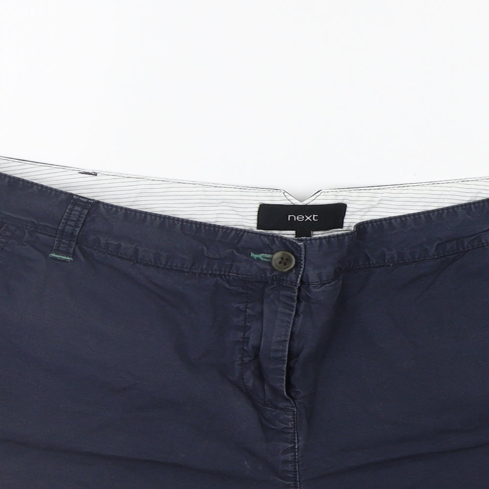 NEXT Womens Blue   Chino Shorts Size 16
