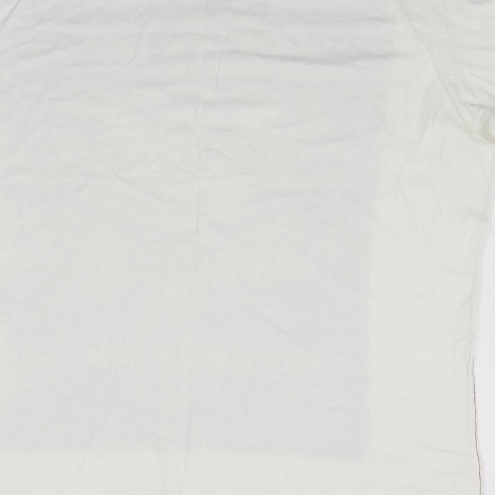 NEXT Mens White    T-Shirt Size XL