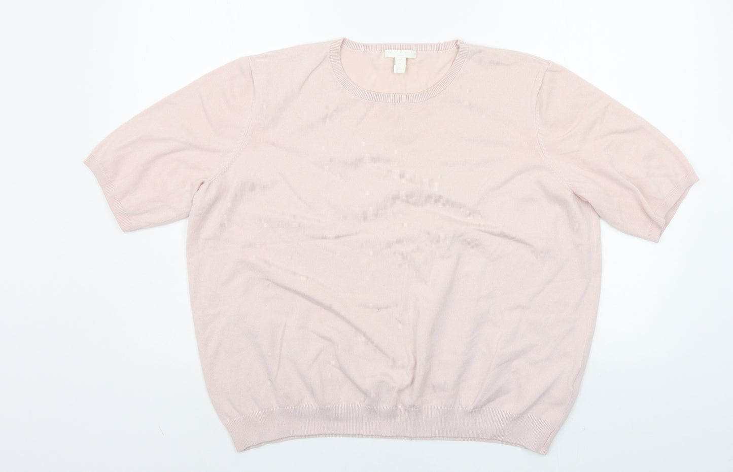 H&M Womens Pink   Pullover Jumper Size L