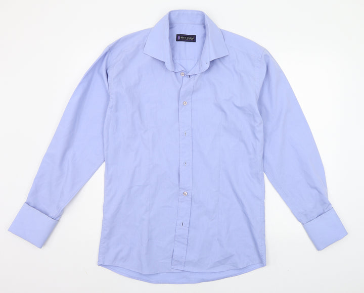 nico dolce Mens Blue    Button-Up Size L