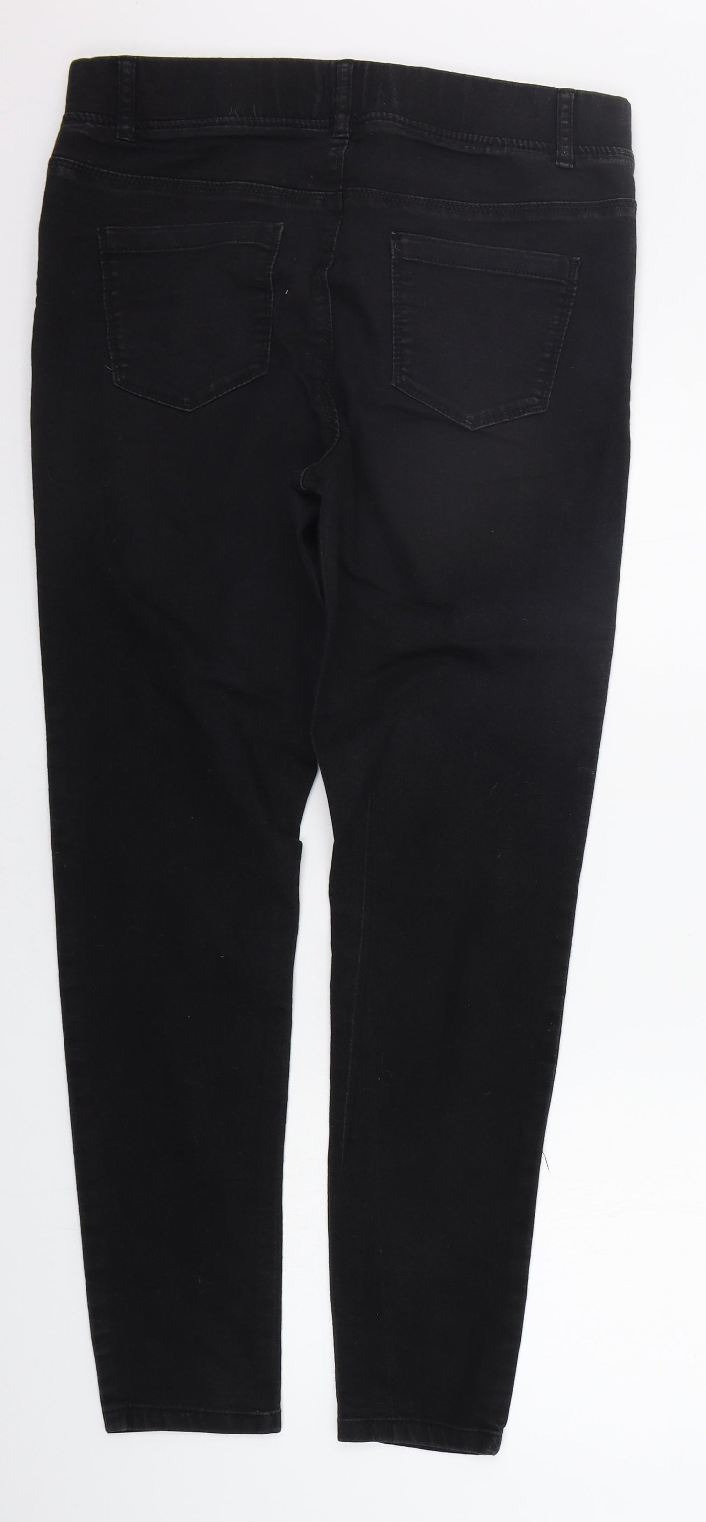 PEP&co Womens Black   Straight Jeans Size 14 L27 in