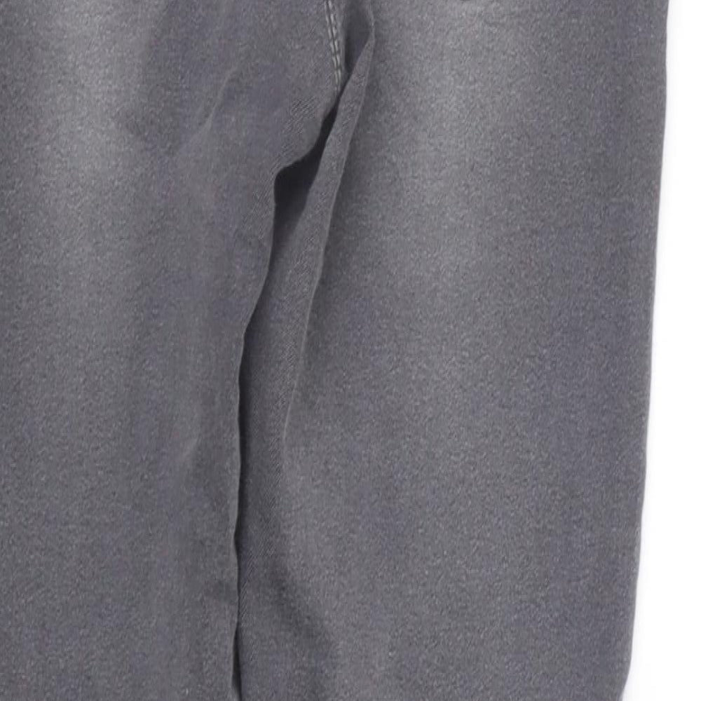 Peacocks Womens Grey   Straight Jeans Size 10 L25 in