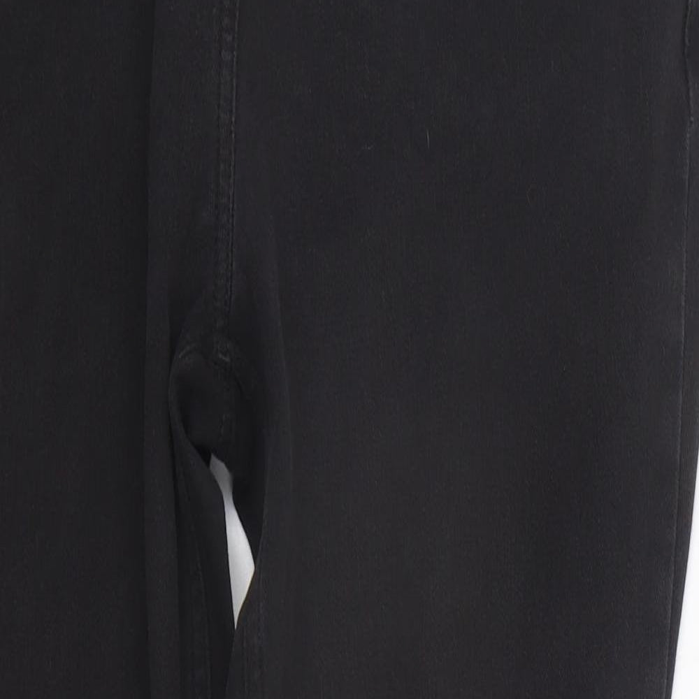 Next  Womens Black   Straight Jeans Size 16 L27 in