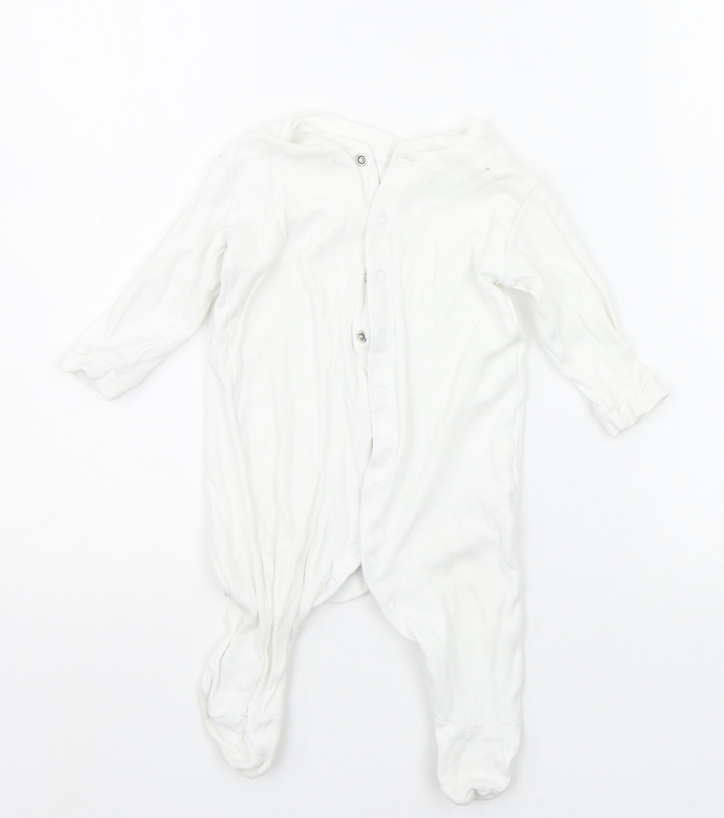 George Baby White   Babygrow One-Piece Size 6-9 Months