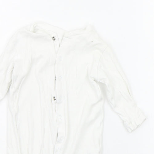George Baby White   Babygrow One-Piece Size 6-9 Months