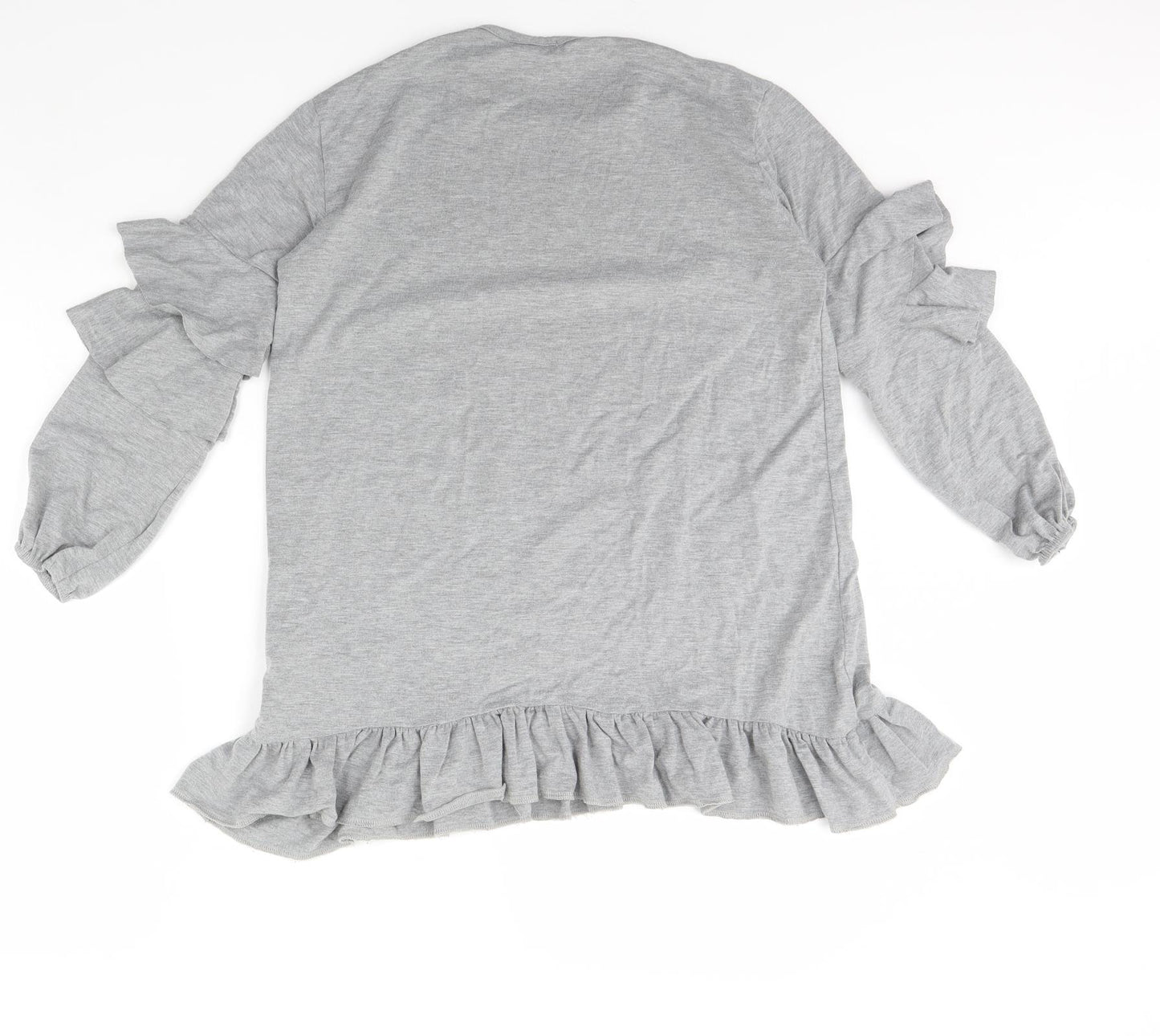 love pink lilly Girls Grey   Basic Blouse Size 13 Years