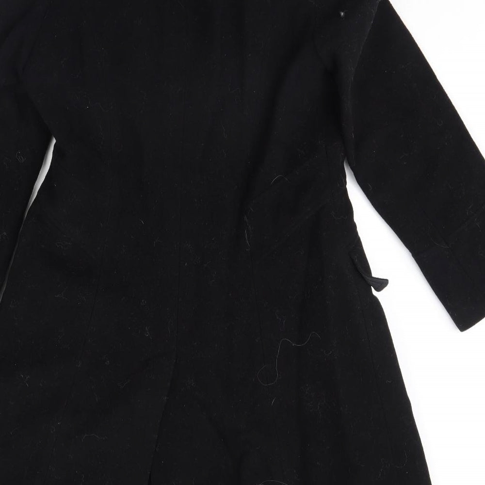 m&s Womens Black   Jacket Coat Size 12
