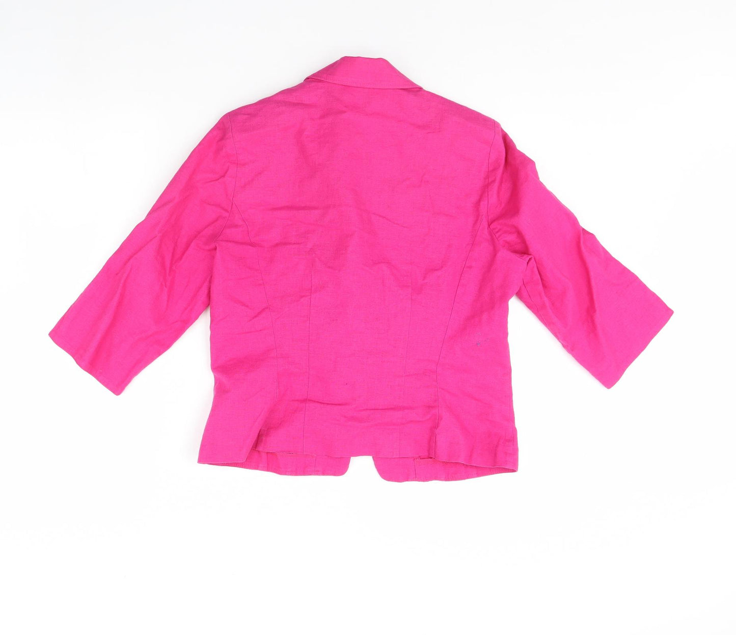 m&s Womens Pink   Jacket  Size 12  - Shoulder Pads