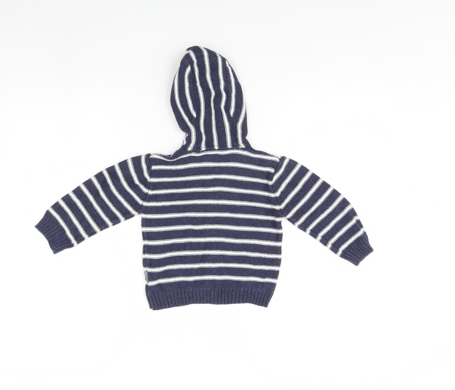 Nutmeg Baby Blue Striped  Jacket  Size 12 Months