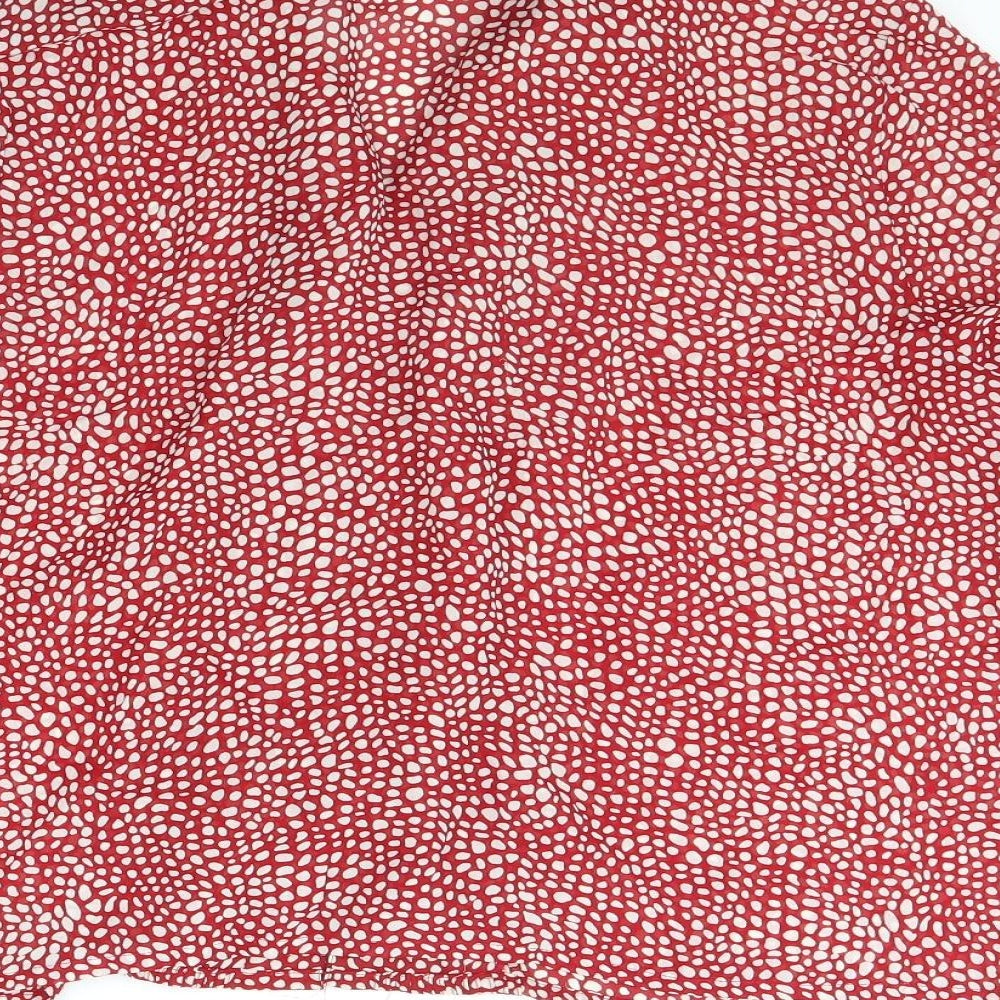 Eastex Womens Red Polka Dot  Basic Button-Up Size 20