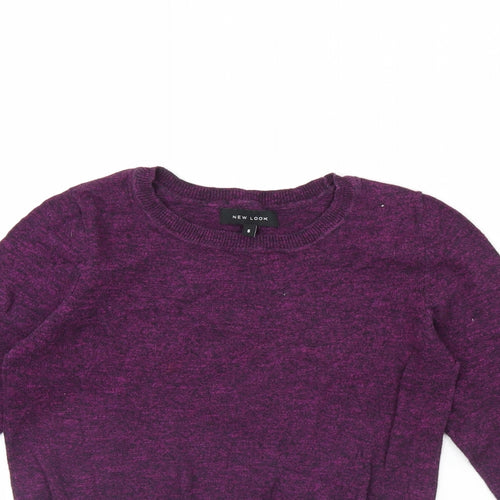 New Look Womens Purple   Pullover Jumper Size 6