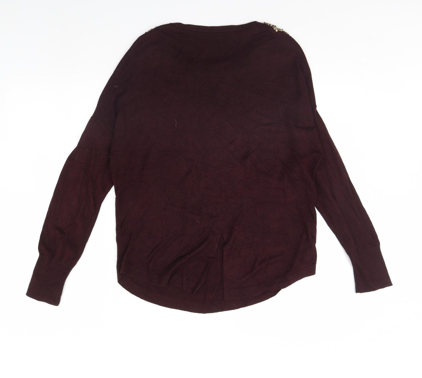 Oasis Womens Purple   Pullover Jumper Size M